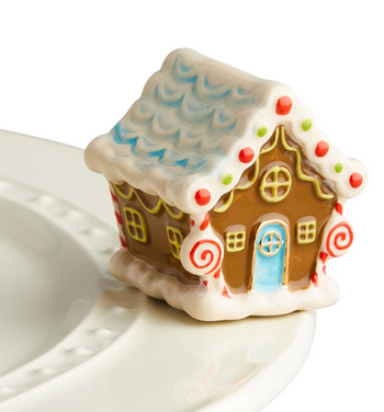 Nora Fleming Mini: Candyland Lane (Gingerbread House)